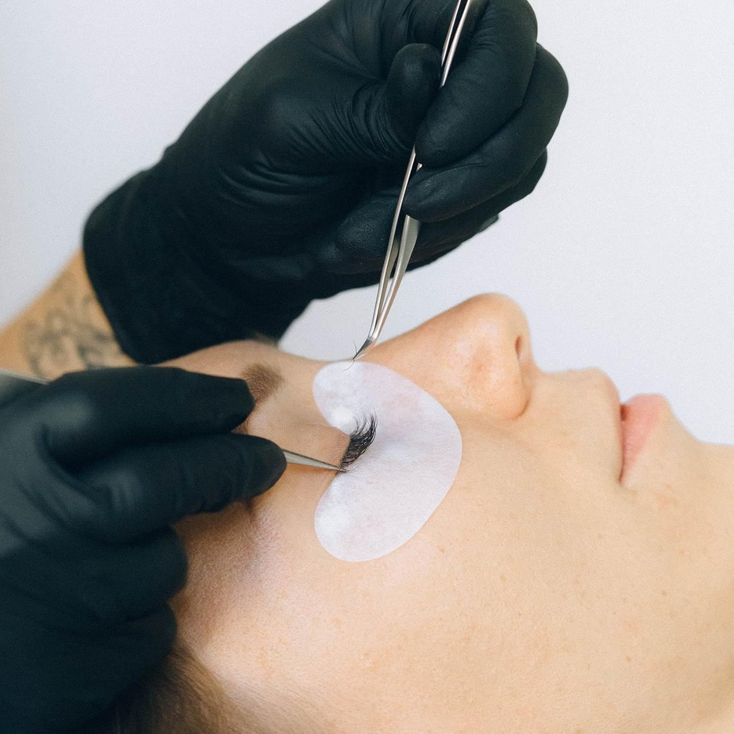 50 Pairs Under Eye Patches, Isolation Eyelash Extension Pads, Under Eye Gel Pads for Pro Salon and Individual, DIY Lashes Extension Supplies (Pink)