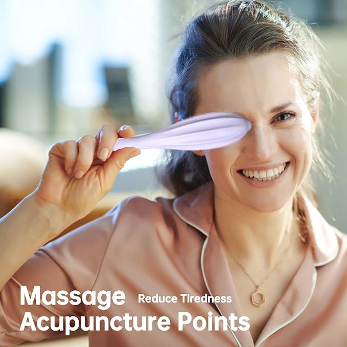 Silicone Facial Massage Roller, Face Massager Skin Lifting Tool Shapes Face Curves, Body Face Roller for Wrinkles and Skin Lifting Reduces Tiredness Promote Circulation for Women (Purple)