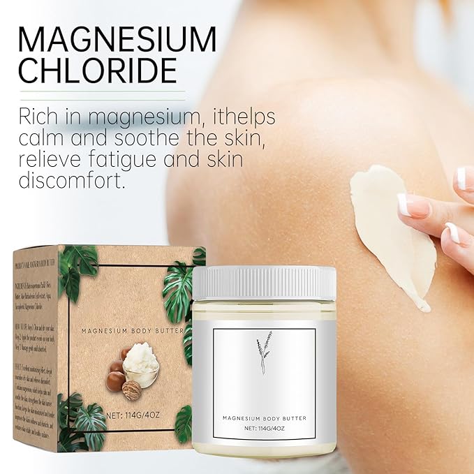 Neuropathy Cream, Neuropathy Mama Oasis Lotion,Magnesium Body Butter, Magnesium Cream for Neuropathy, Deeply Moisturizes Skin, Keep Soft Smooth, Suitable for All Skin Types 114g/2pcs
