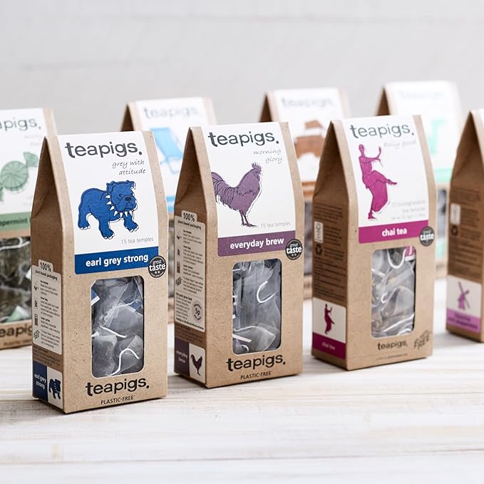 Teapigs Peppermint Leaves Tea Bags Made with Whole Leaves (1 Pack of 50 Tea Bags)