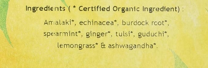 Davidson's Organics, Ayurvedic Infusions, Immunity, Loose Leaf Tea, 16-Ounce Bag