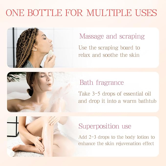 Strawberry Cake Body Oil Scented - Body Oils for Women After Shower - Massage Bath Oil for Dry Skin, Hydrating Nourishing, Tender Smooth, Pleasant Fragrance (100ml)
