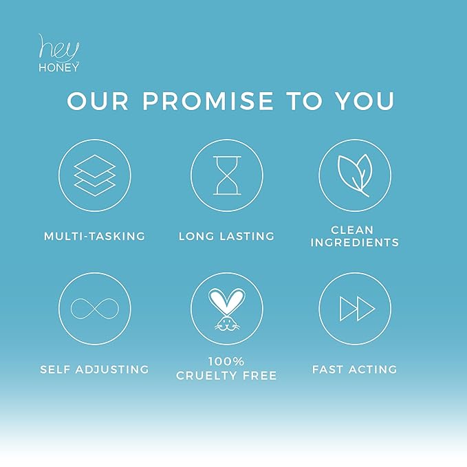 Hey Honey Skincare Be Clear Acne Routine | Clarifying Overnight Treatment | Propolis & Herbal Cream for Blemishes & Acne-Prone Skin | Immidiate Soothing Relief | 1.9 Oz