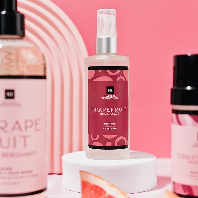 Natural Inspirations Grapefruit Bergamot Body & Face Dry Oil 4oz
