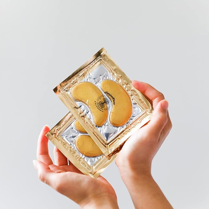 Doppeltree Golden Self-care Bundle: Gold Face Mask + Gold Lip Mask + Gold Eye Mask