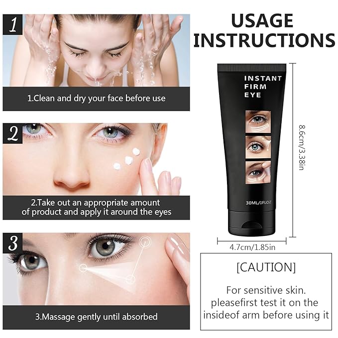 Berbax Eye Cream,Nuclei Eye Cream, Firm Eye Tightener, Temporary Eye Tightener, Firming Eye Cream, Eye Tightener Cream, Nuclei Firm Under Eye Firming (2 PCS)