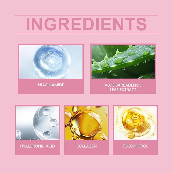 4Pack Hydrating Collagen Face Mask for Korean Glass Skin – Firming and Wrinkle Reduction Sheet Mask for Youthful, Firming, Bio-Collagen Facial Mask for All Skin Types