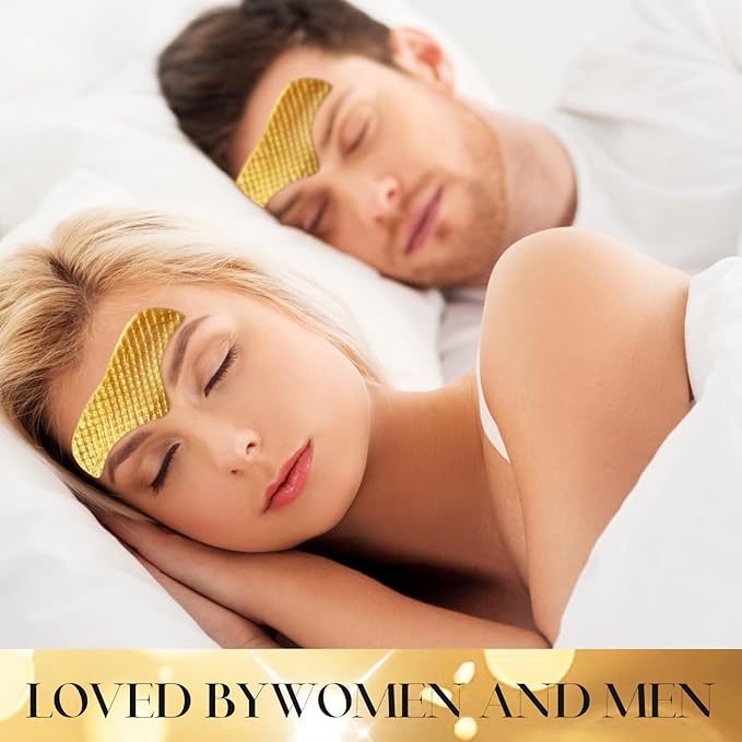 Jakuva 24K Gold Forehead Wrinkle Patches for Face-Hydrogel Pads with Hydrolyzed Collagen And Vitamin E, Forehead Wrinkles Care for Strips Moisturizing,20PCS