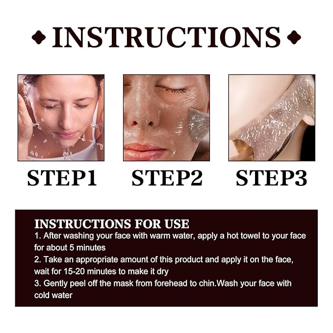 Soly Black Tea Face Mask,Soly Black Tea Mask,Soly Skin Black Tea Mask,Black Tea Skinning Peel off Mask,Black Tea Mask Peel Off (2PCS)