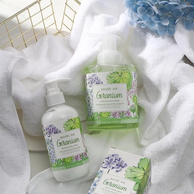 Daily Hand & Body Lotion with Moisturizing Shea Butter - Geranium - 236 ML / 8 FL OZ