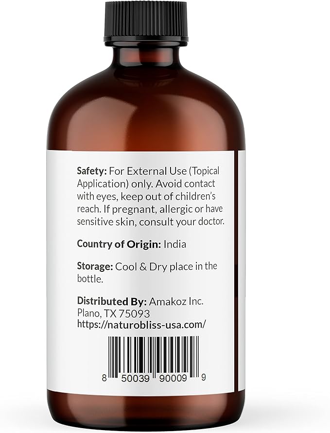 NaturoBliss Spearmint Essential Oil, 100% Pure and Natural Therapeutic Grade, Premium Quality Spearmint Oil, 4 fl. Oz - Perfect for Aromatherapy and Relaxation