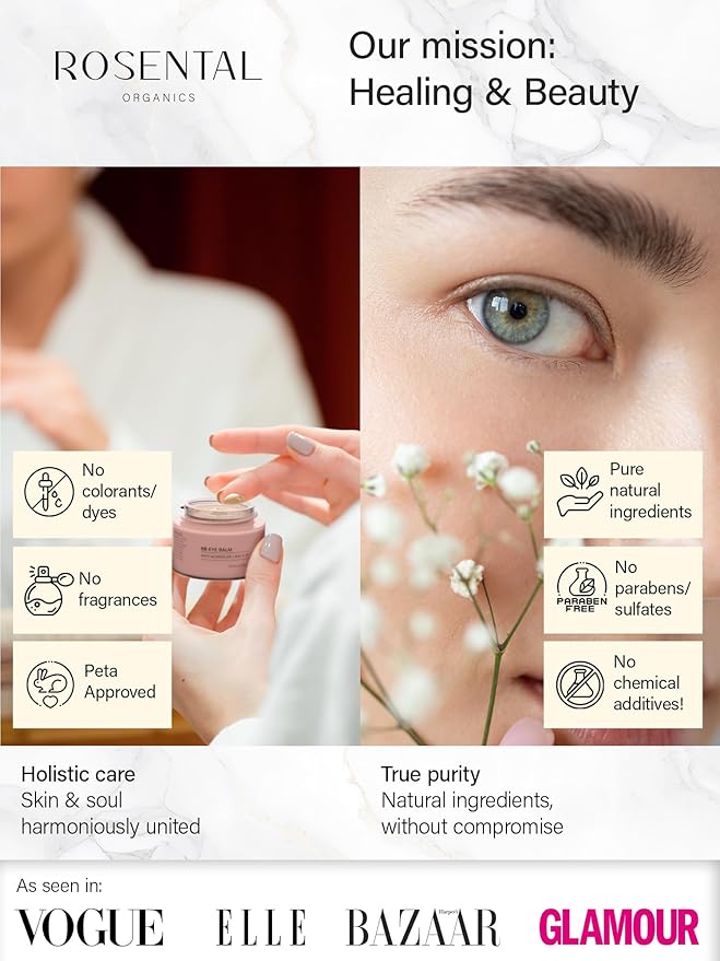 Organics Organic Eye Cream for All Skin Types, 15ml (0.5 fl. oz) (BB Eye Cream, 15ml)