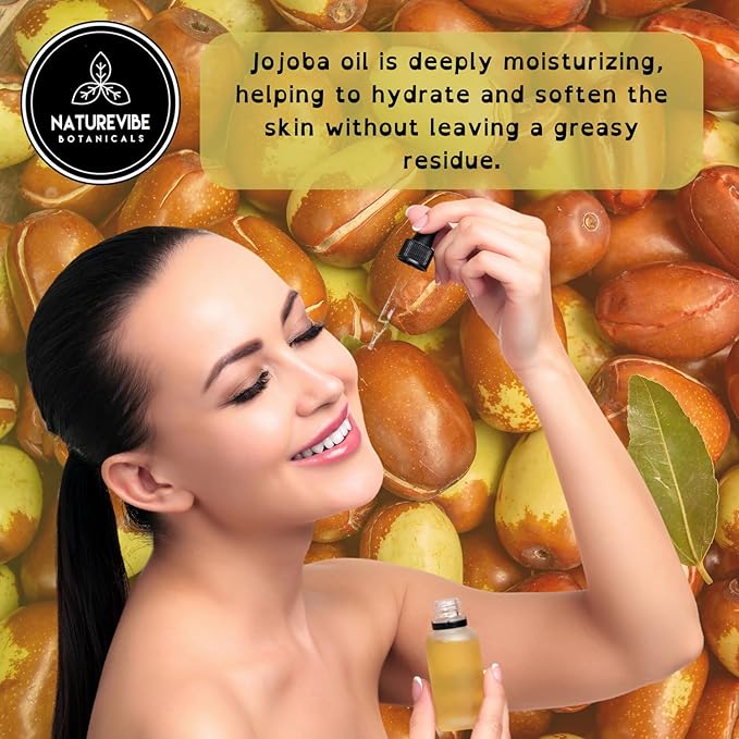 Naturevibe Botanicals Jojoba Oil 32oz and Apricot Oil 32oz | Oil Combo