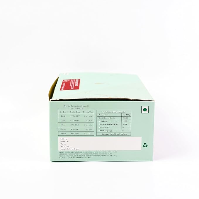 Luxmi Estates - Assortment Pack (60 tea bags *2g each)| 120g pack | Valerian Dream, Midnight Bloom, Turmeric Timeout, Astounding Ashwagandha, Purely Peppermint, Citrus Sky, Minty Mile, African Rose, Indian Passion