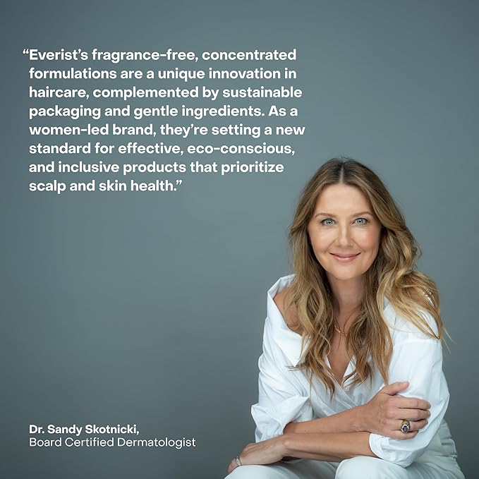 The Fragrance-Free Conditioning Concentrate, Hydrating for Dry, Damaged, or Color-Treated Hair, Hair Mask, Sensitive Skin, Gentle On All Scalps, Plant-Based, Vegan, 3.4 fl oz, 50+ Uses, TIN