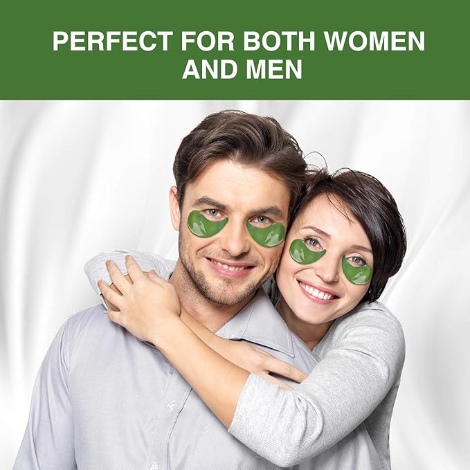 Under Eye Mask, Collagen Eye Mask, Eye Gel Pads, Green Tea Under Eye Patches, Firming Eye Mask, 30 Pairs Collagen Eye for Eye Moisturizing, Dark Circles, Wrinkles, Fine Lines, Under Eye Bags