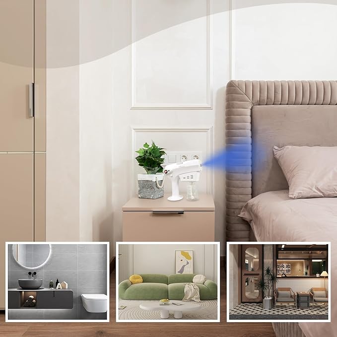 Portable Nano Steam Gun Hair Care Sprayer Micro Mist Machine Spray Gun Facial Steamer