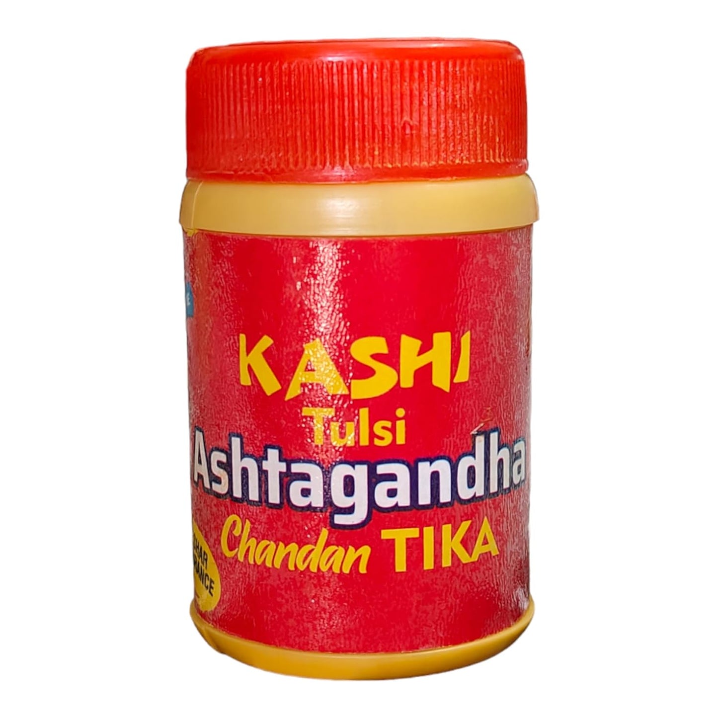 Ashtagandha Chandan Tika Powdered Tika Pooja Tilak Powder, 60g, Yellow, 2.12 Ounce (Pack of 1)