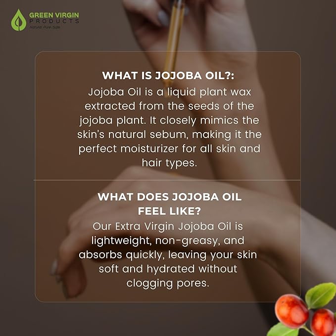 100% Pure Organic Jojoba Oil - 4 Fl Oz (Pack of 1)