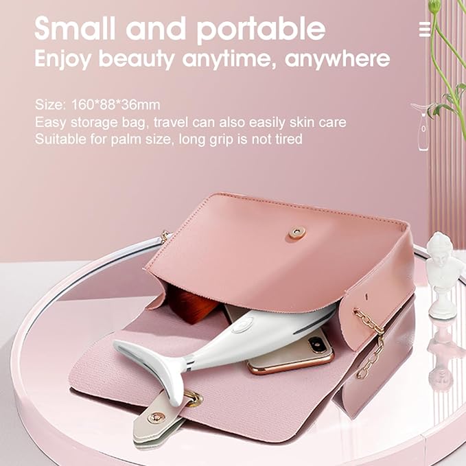 Facial Massager for Face & Neck - Lifting Device for Wrinkle Removal - 3 Color Anti-Wrinkles Tool for Home Skin Care