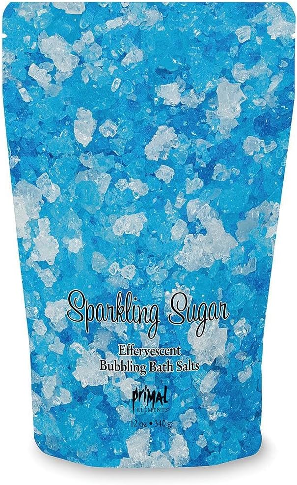 Primal Elements Bubbling Bath Salts, Sparkling Sugar, 12 Ounce