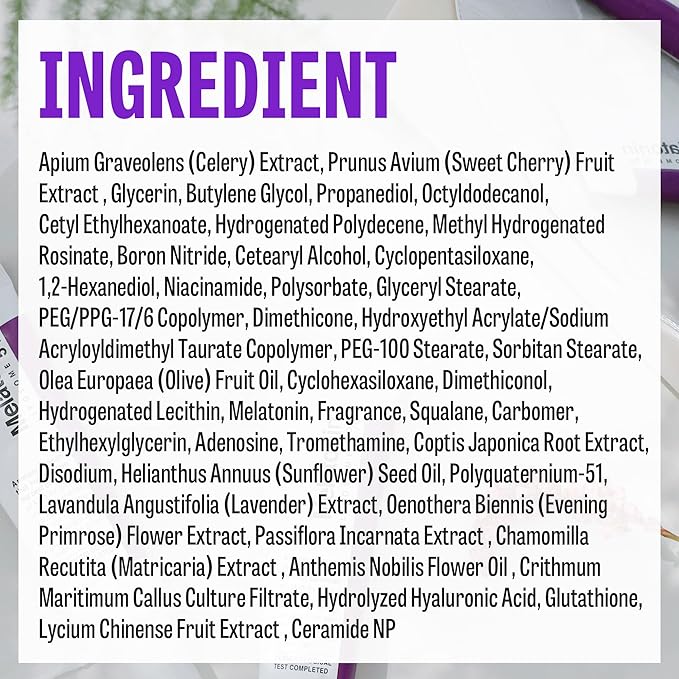 Time Return Melatonin Cream | Face Brightening Cream & Face Moisturizer for Dry Skin | Relaxing Face Cream for Women & Men | Melatonin Face Cream for Resilient Skin, 0.88 oz