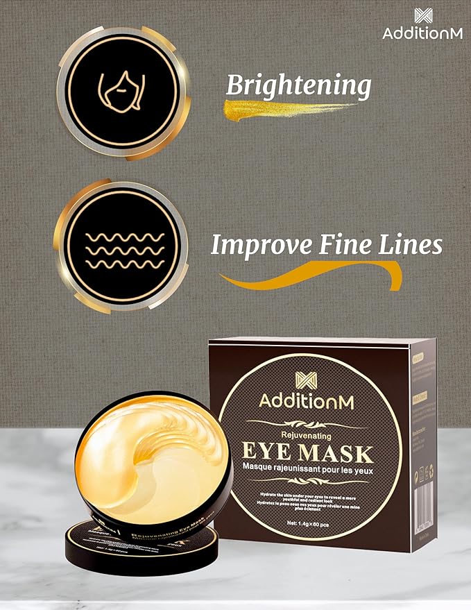 Under Eye Mask (60 Pcs) for Dark Circle & Puffiness Reduction, Valentines gift, Hyaluronate Anti-Wrinkle Gel Patch for Eye bags, Under Eye dryness improvement mask