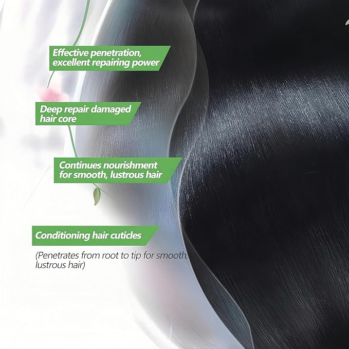 Bremod Leave-in Hair Mask Keratin Hyaluronic ACID Bond Intense Moisturizing Rinse Free Repairs Damaged Hair-Keratin Hair Treatment 3.38Fl oz