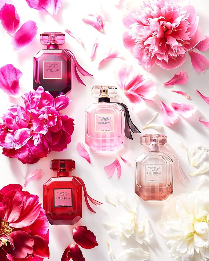 Victoria's Secret Bombshell Passion Fragrance Body Lotion, Notes of Sparkling Cassis, Queen Peony & Fuchsia Rose (8.4 oz)
