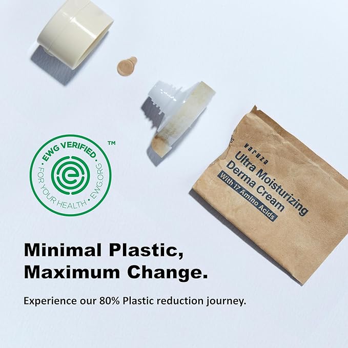 Ultra Moisturizing Derma Facial Cream – Deep Hydrating Face Moisturizer – EWG Verified Vegan Cruelty Free Korean Skin Care Product with Hyaluronic Acid, Non-Sticky Unscented Lotion, 2EA