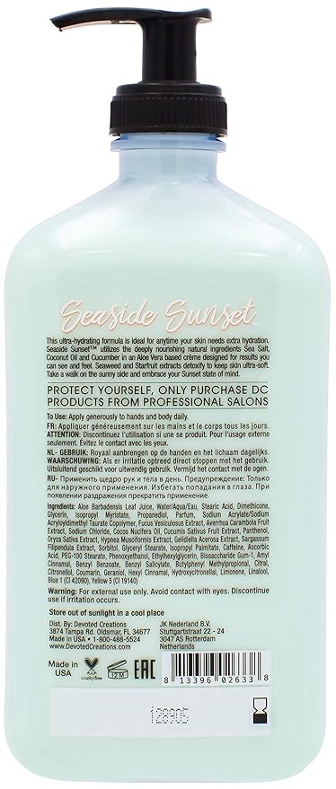 Devoted Creations Seaside Sunset Moisturizer 18.25 oz