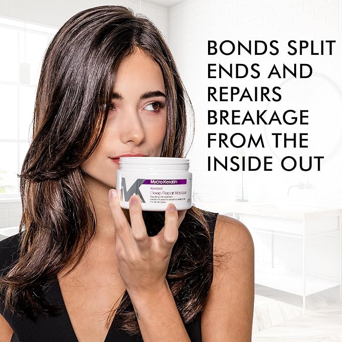 Keratin Keraxir Bonding Repair Hair Treatment - Deep Conditioner, Hair Mask for Damaged Hair, 8.45 Fl Oz