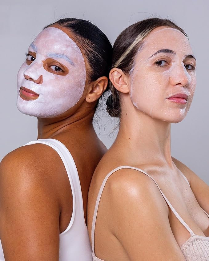 Secret Nude Mask | Ultra Thin Face Mask Provides Nourishment & Skin-Enhancing Ingredients For A Vibrant, Moisturized Skin | Pack of 5