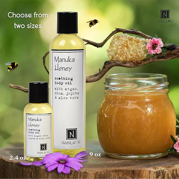 Nicotiana (Tobacco Flower Scent) Body Oil, 9 oz Moisturize & Nourish with Argan & Coconut Oil - Vitamin C Enriched - Naturally Derived, Vegan-Friendly