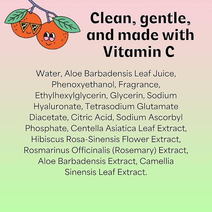 InstaNatural BESTIES Gentle Teen Face Serum | with Vitamin C, Hyaluronic Acid, Sea Buckthorn Oil | for Uneven Tone, Hydration, Smoothness | Simple Skincare for Healthy Skin (for All Skin Types)