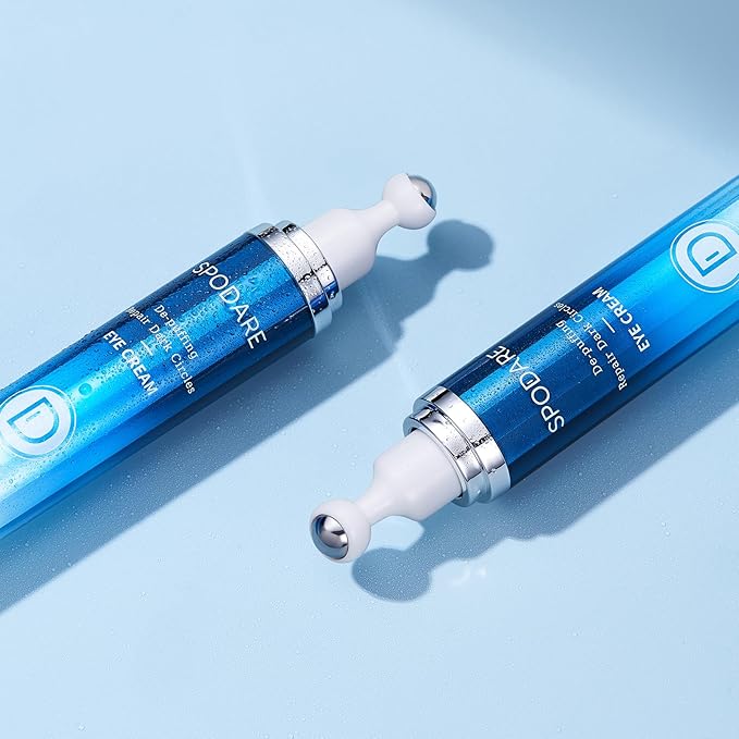 Caffeine Eye cream For Dark Circles, combines caffeine and retinol, target dark circles, puffiness, and wrinkles. Eye Cream Anti Aging With 360° Massage Ball. (0.7 fl. oz)