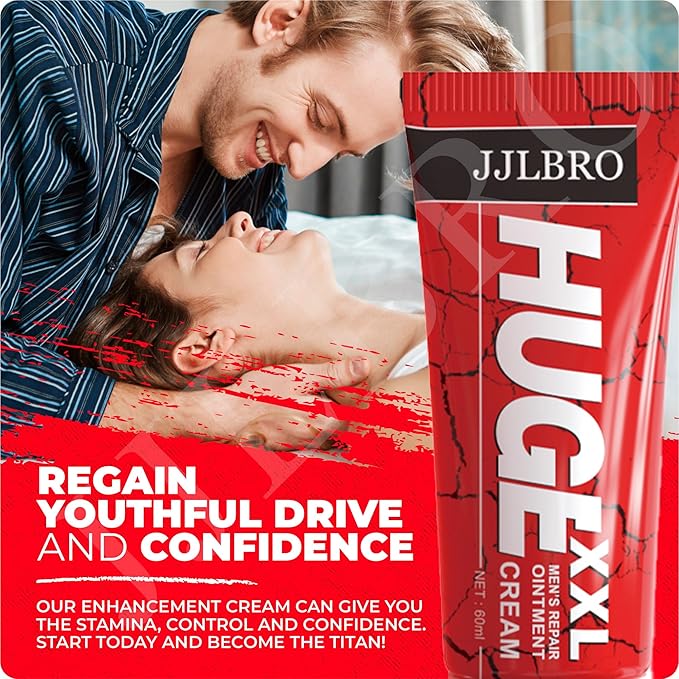 Extra Strength Massage Cream for Super Men – Power Massage Gel for Increase Size, Thickness, Strength to be Longer and Stronger (Huge XXL Cream)