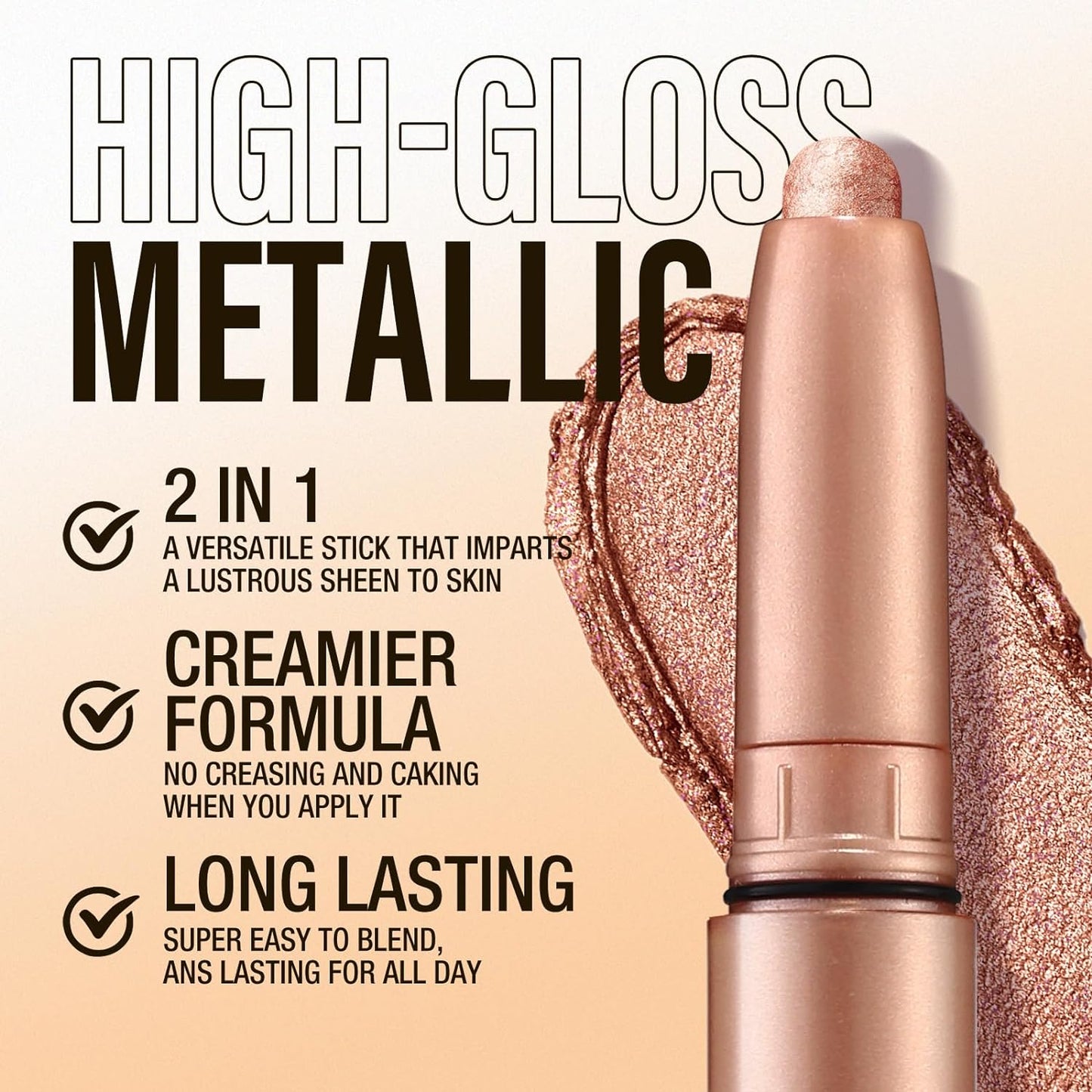 Jolilab Eyeshadow Stick Set, 4 Colors Matte Professional Bright-Colored Contouring and Highlight Eyeshadow Stick, Cream Eyeshadow Waterproof Long Lasting High Pigmented Eye Shadow. (4, 08+10+11+12)