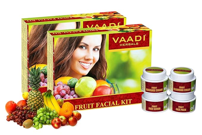 Fruit Facial Kit 2.5 Ounce Each - Pack of 2