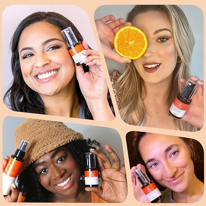 Face Serum - Vitamin C Serum for Face Anti Aging Serum with Hyaluronic Acid & Ferulic Acid Brightening Serum, Anti Wrinkle Serum for Face (2 Fl Oz)