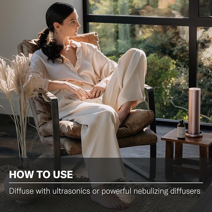 AromaTech Leather & Tobacco Premium Aroma Oil – Warm & Luxurious Home Fragrance with Notes of Vanilla, Tobacco & Brandy for Scent Diffusers, Cold-Air and UltraSonic Scent Machines – 60 mL