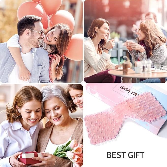 ideayard Jade Eye Mask - Tiger Eye Cooling Jade Sleep Mask