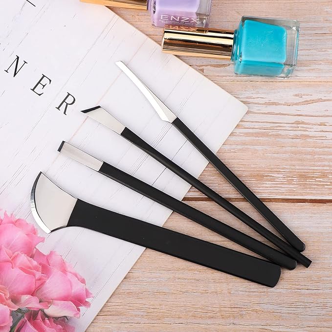 Pedicure Knife Set, Segbeauty 4 Pack Ingrown Toenail Knife, Correction Nippers Clipper Remover with Carrying Bag, High Manganese Steel Nail Care Foot Repair Cutter for Calluses Beauty Salon Home Usage