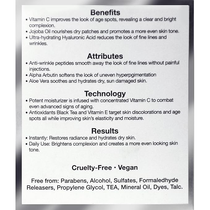 Collagen Cream Facial Moisturizer Multi-Lift Plumping Collagen Firms & Smooths Fine Lines, Sagging Skin, & Wrinkles. Anti-Wrinkle Skin Care Face Lotion W/ Hyaluronic Acid, 1 Oz