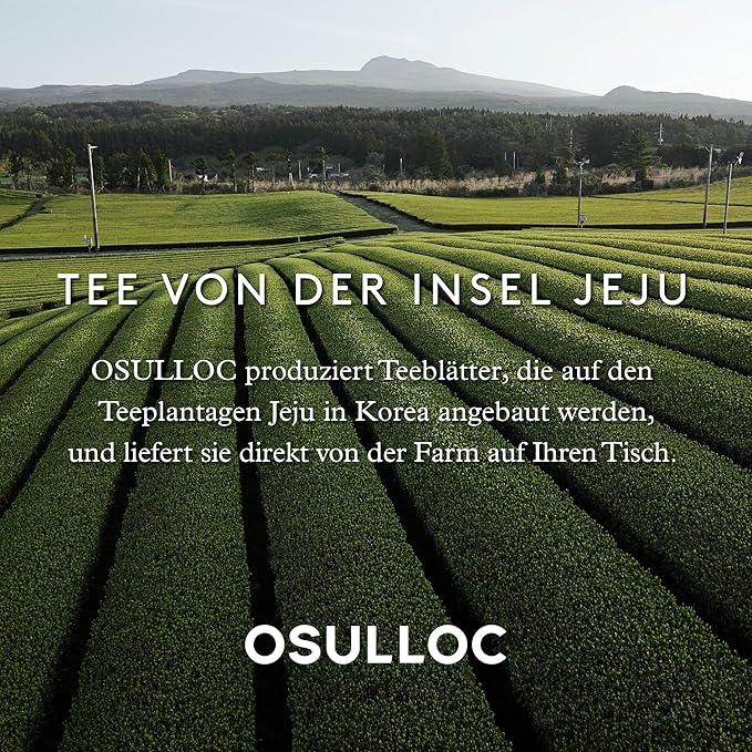 OSULLOC Tangerine Tea (Fresh Jeju Tangerine Flavor), Fruit tea Blend, Premium Teabags from Jeju Island, 20 count