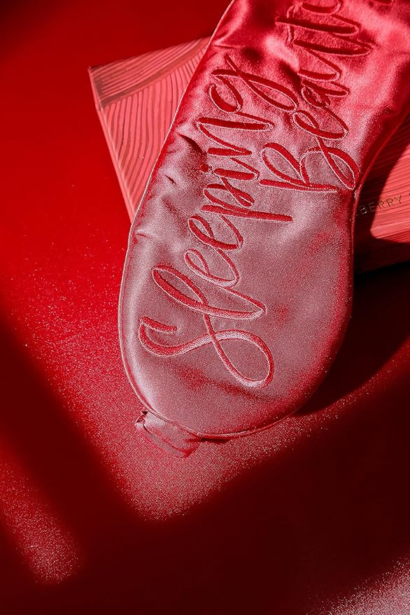 ESNA HOME Luxury Silk Sleep Mask Gift Set | 22-Momme Mulberry Silk Eye Mask | Ultra Comfort | Perfect Present for Her | Luxury Christmas for Women(Sleeping Beauty)