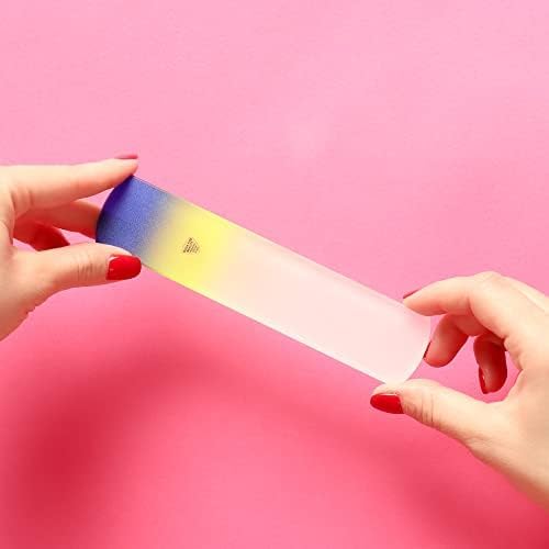 BONA FIDE BEAUTY Premium Czech Glass Foot File with Sleeve, Foot Scraper and Foot Rasp. Thoughtful Gifts for Men