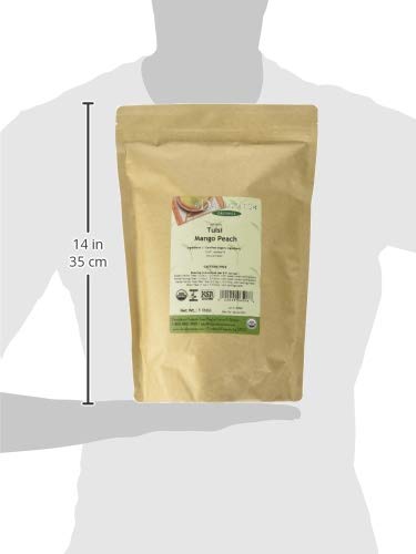 Davidson's Organics, Tulsi Mango Peach, Loose Leaf Tea, 16-Ounce Bag