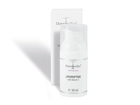 Dermaroller, New Natural Line Lipopeptide Night Cream Hyaluronic Acid Vitamin A and Shea Butter Combine to Moisturize and Repair Tired Stressed Skin Helps to Reduce Fine Wrinkles oz, 1.01 Ounce
