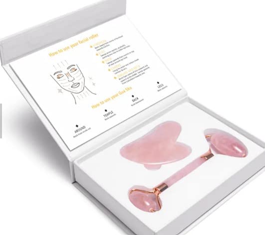 Jade Roller And Gua Sha Set